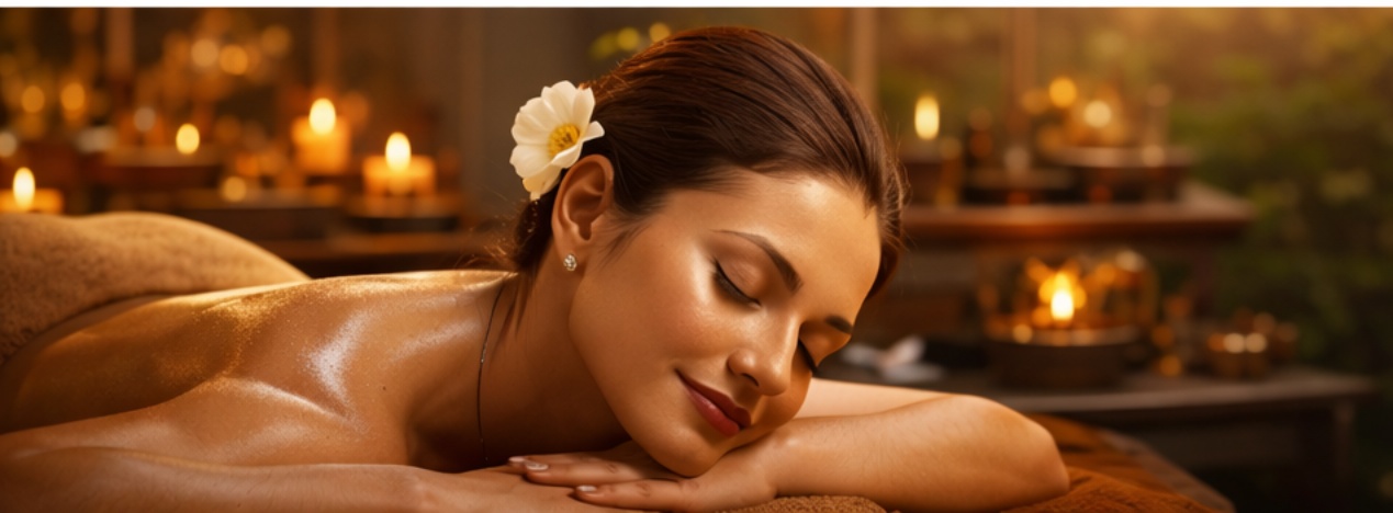 Luxury spa therapy visual