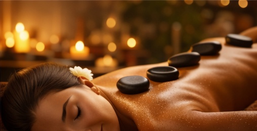 Hot stone therapy
